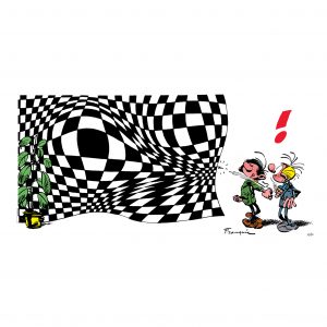 Gaston Lagaffe André Franquin Vasarely