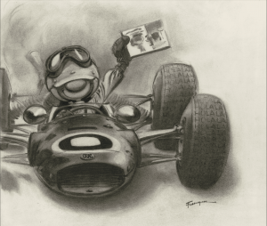 Gaston Lagaffe - Voiture de Course par André Franquin LPR EDITIONS